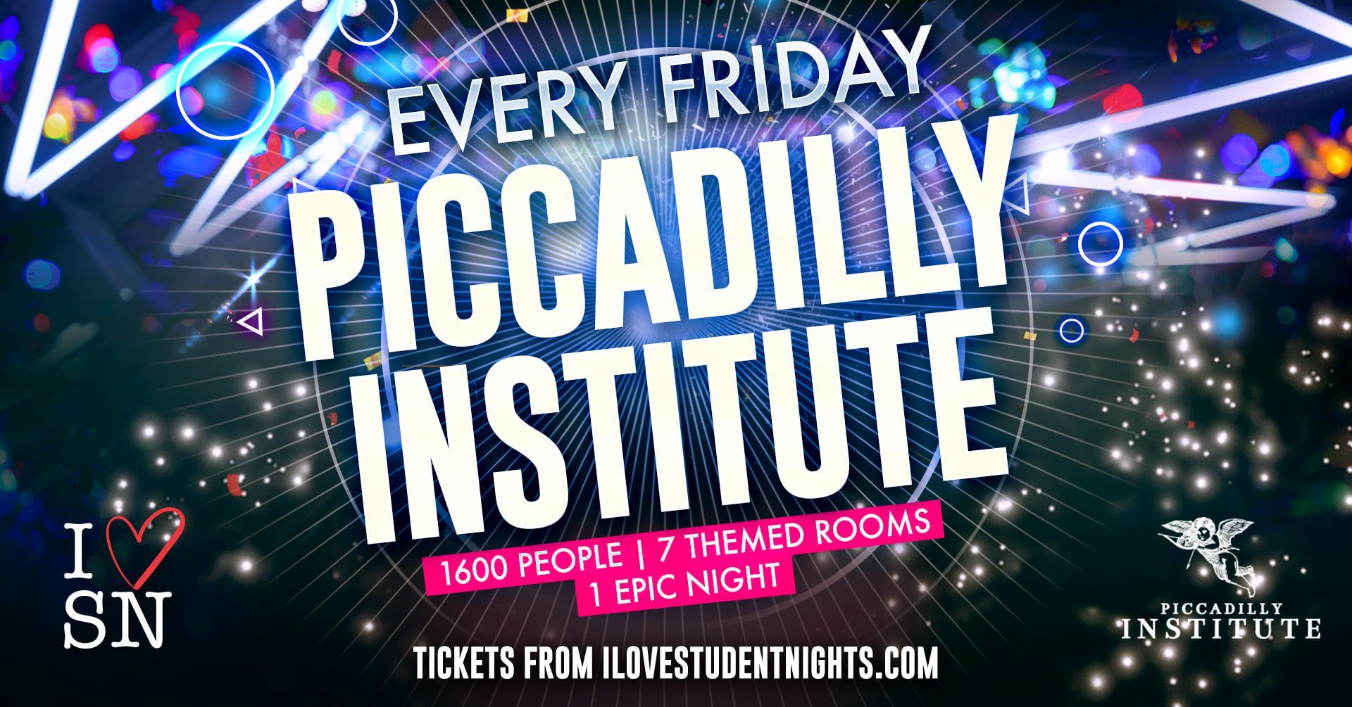 Piccadilly Institute every Friday