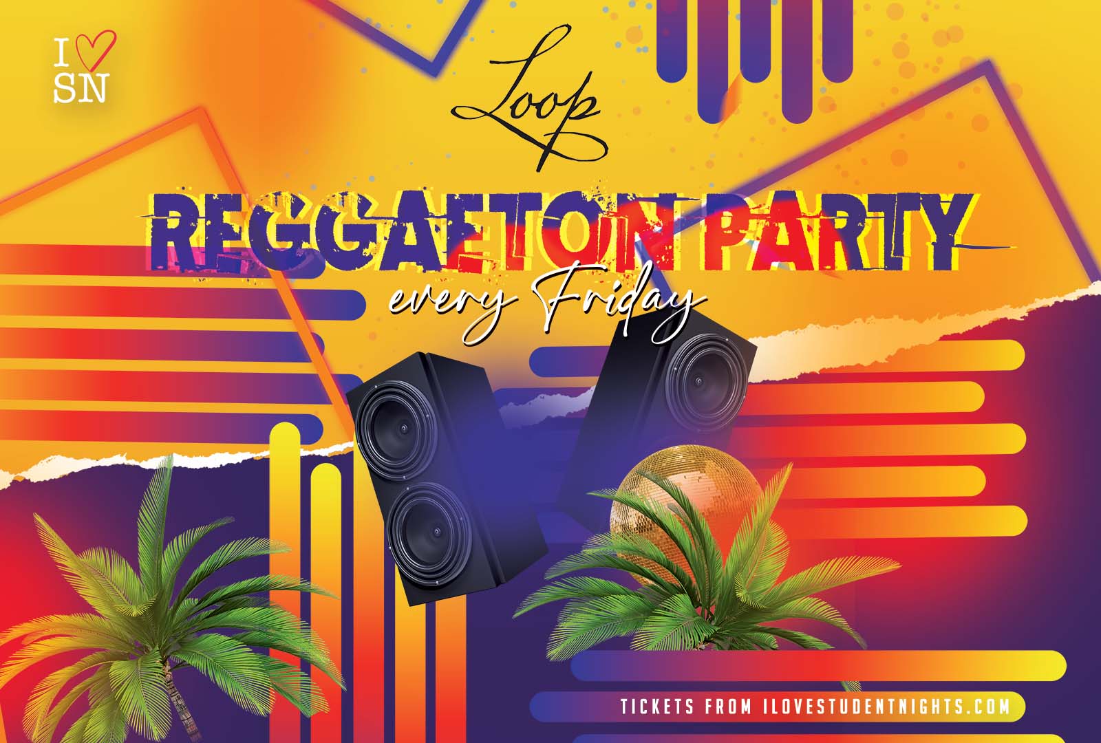 Read more about the article Loop every Friday // Reggaeton Party // 3 Floors of Music // Student Drink Deals
