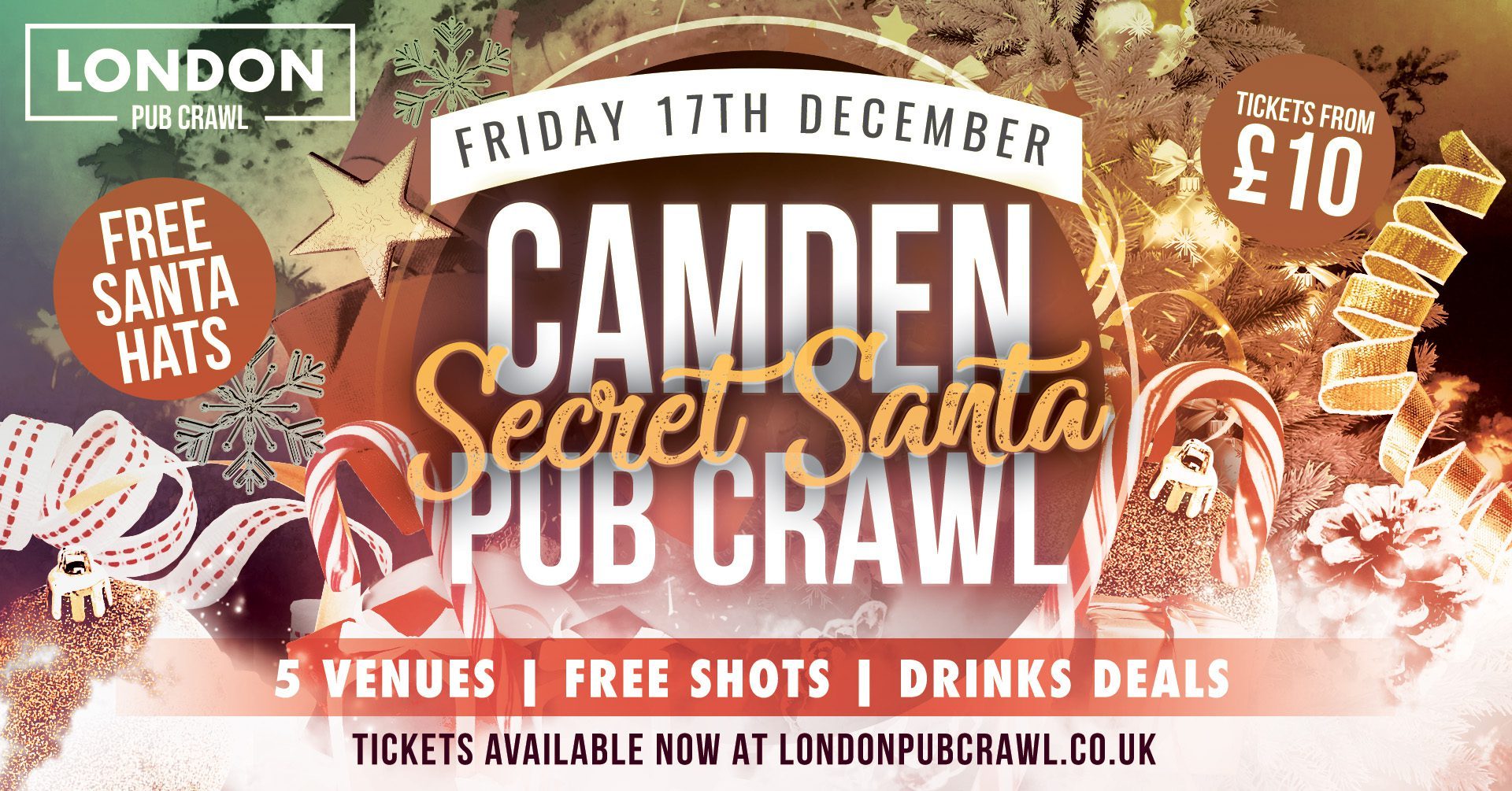 Camden Christmas Santa Pub Crawl