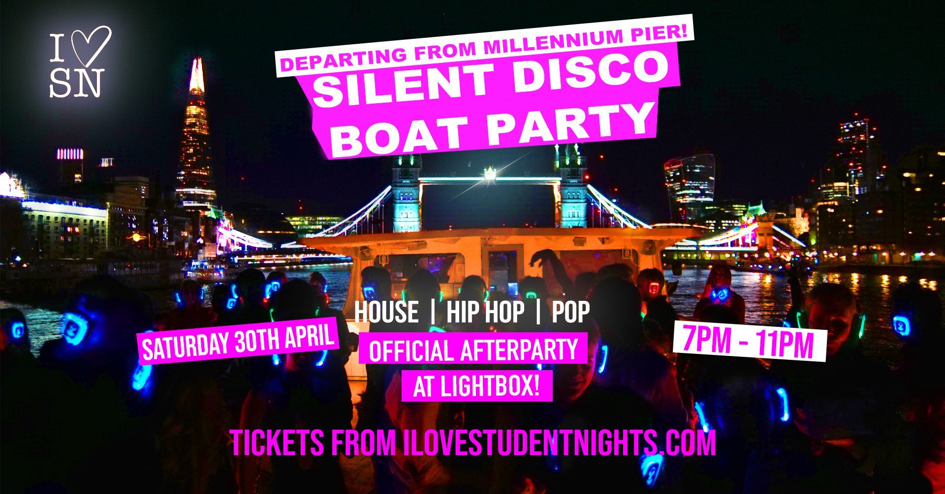 Silent Boat Party London