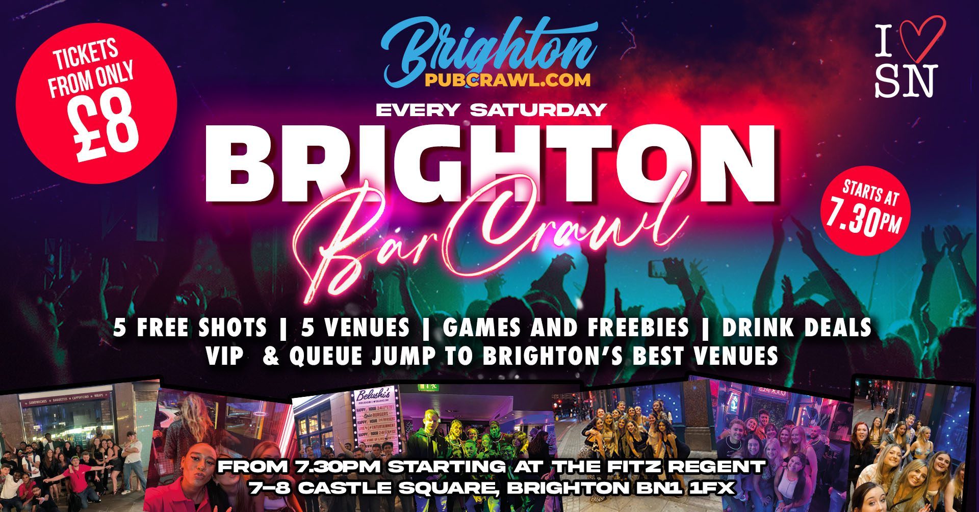 Brighton Bar Crawl Tickets